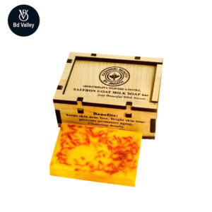 Jafran box Saban Saffron goat milk soap